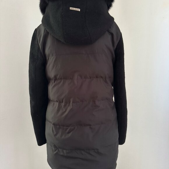 Soia & Kyo Women's Rafaella Wool Coat with Fox Fur - Picture 3 of 3